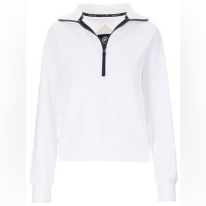 NWT - Canada Goose Women’s Muskoka 1/2 Sweatshirt - White - Size Small